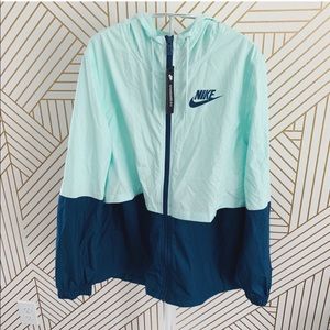 Nike Mint and Teal Lightweight Jacket